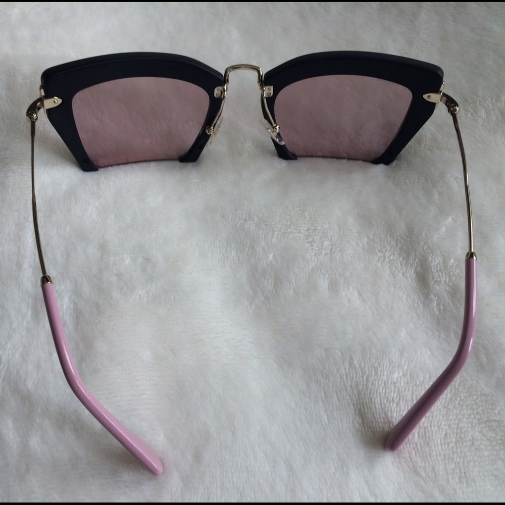New Miu Miu - Cat Eye Plastic Frame Sunglasses - image 4